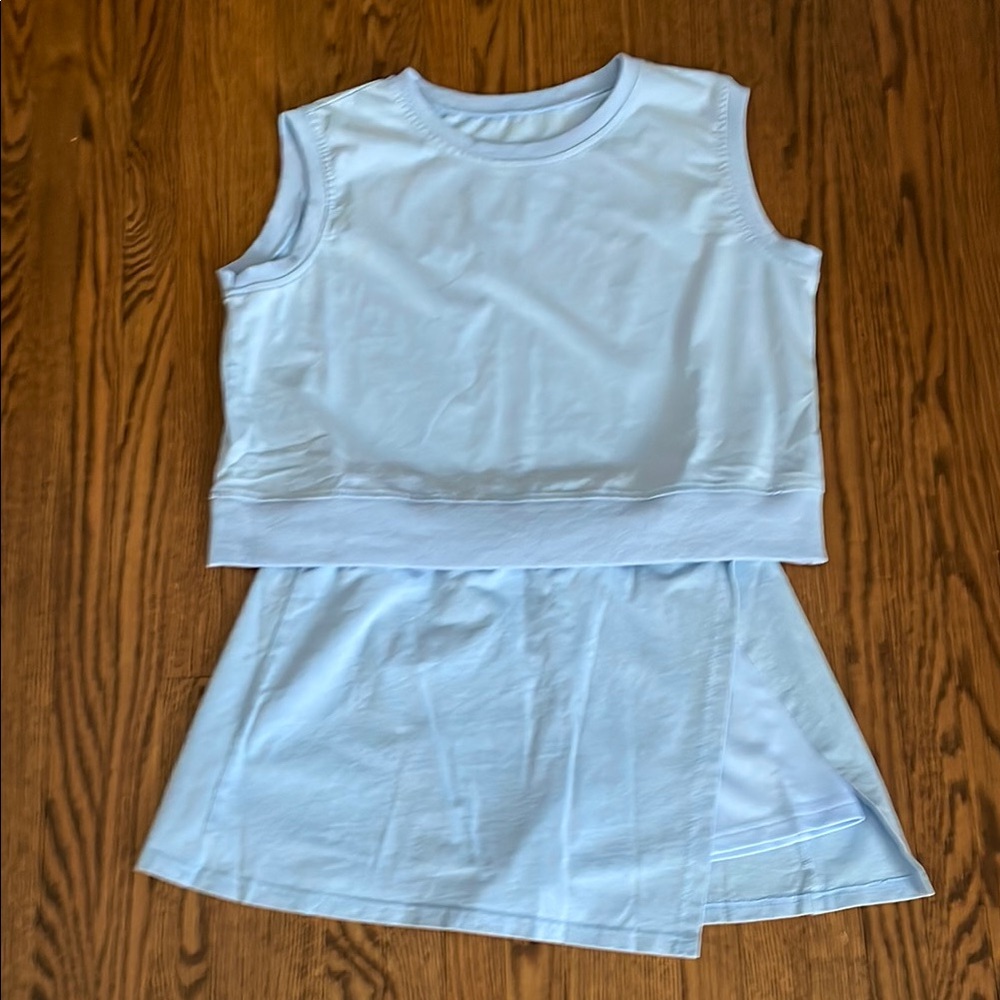 Blue Skort with Lightweight Athletic Design